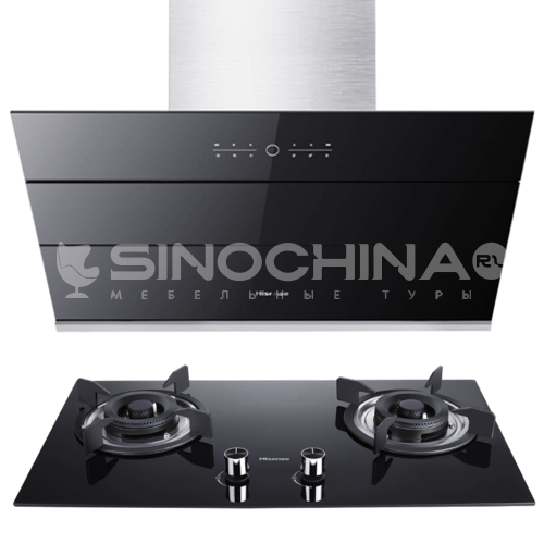 Hisense/海信  Side suction range hood gas stove package DQ000431